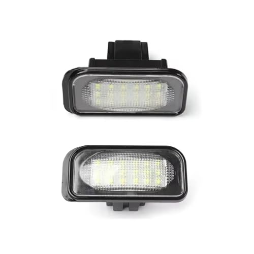 Lámpara de matrícula LED para Benz W203 Clase C de 4 puertas, R230 y W209 (Pack de 2)