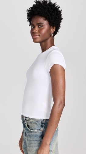 perfectwhitetee Women's Jude Ribbed Baby Tee4