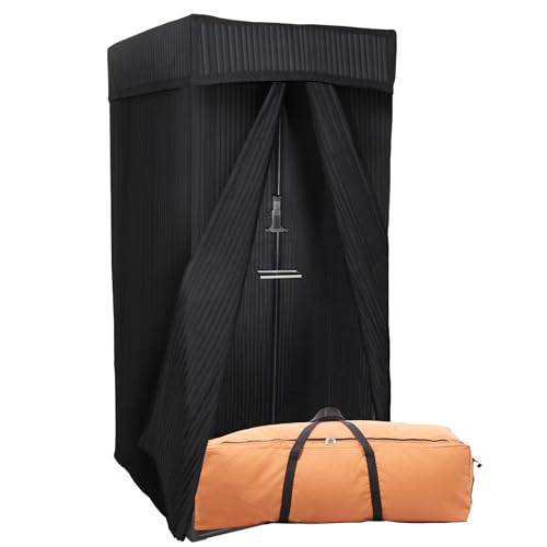 Cabina vocal portátil / Mobile Vocal Booth, actualización 2025 con tela premium y relleno de algodón - Cabina de grabación de sonido para voz clara en casa y de viaje - Fácil montaje