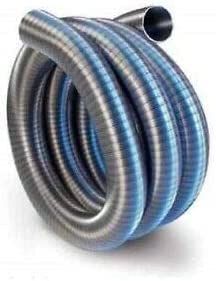TUBO FLESSIBILE INTERNO LISCIO PER CANALIZZAZIONE ARIA 3 metri (3 metri Ø 100 mm)