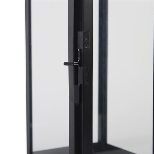 Zingz & Thingz Traditional Black Candle Lanterns, Decorative Light Home Decor, 15.5" Tall, Lean & Sleek by Zingz & Thingz - Used condition - Image 7