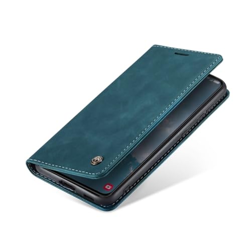 Étui Samsung S23 Plus König Design clapet bleu sarcelle - 5