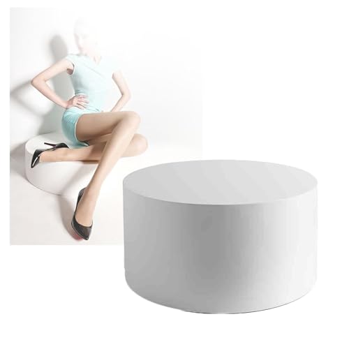 Base cylindrique pour décoration d'événement et présentoir rond sur socle de mode