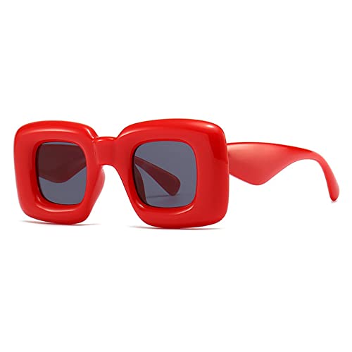 Image of laureles Fashion Cat Eye Y2K Sunglasses Women Vintage Red Yellow Blue Square Sun Glasses Men Punk Shades UV400