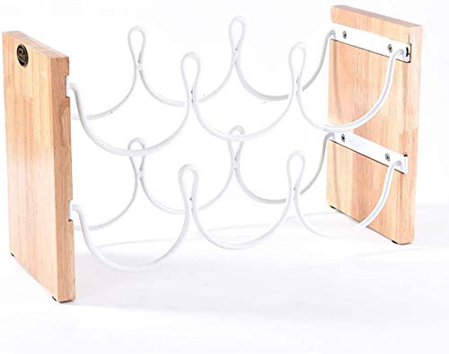 Soporte para botellas de vino para mesa blanco miniatura 1