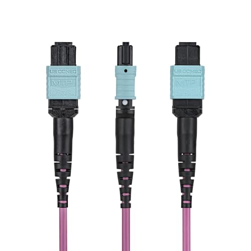 Cable de fibra óptica MTP/MPO monomodo OS2 de 9/125 µm con acabado Plenum de alta gama 2