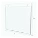 Deflecto Classic Image Wall Mount Sign Holder, Single-Sided, Horizontal, 11