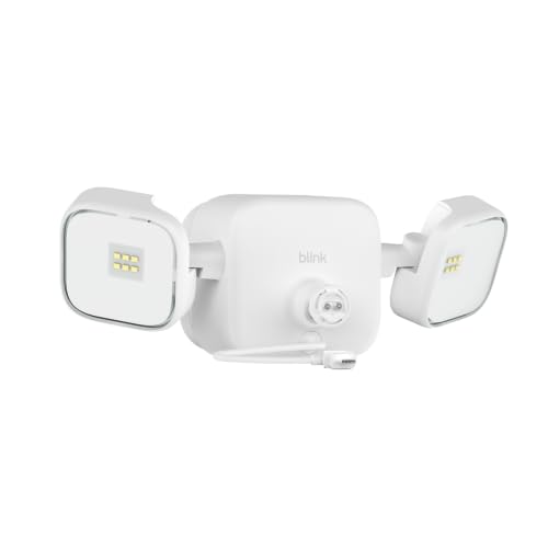 Image of Blink Outdoor Floodlight Mount - Wire-free, 700 lumens, two-year battery life, set up in minutes (White)