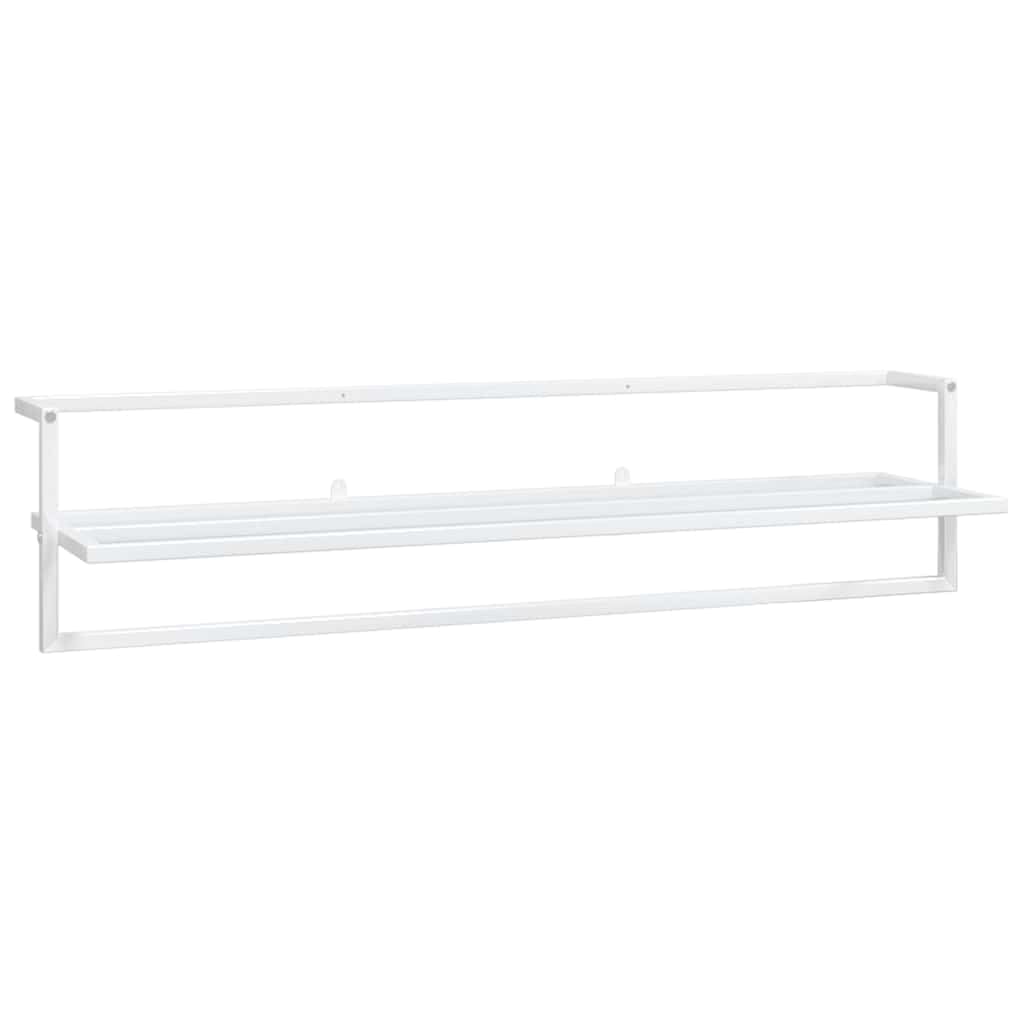 Toallero blanco 95 x 25 x 22 cm hierro