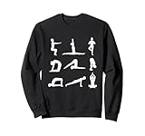 Yogalehrerin Yoga-Posen Yogastellungen Yoga-Übung Sweatshirt