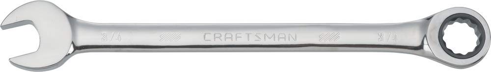 Craftsman Ratcheting Wrench, SAE, 3/4-Inch, 72-Tooth, 12-Point (CMMT42567)
