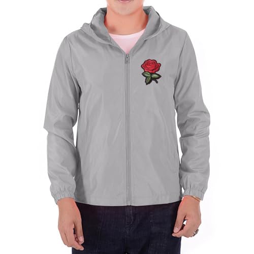 Kids Lightweight Waterproof Rain Jacket - Boys Girls Embroidery Print Hooded Raincoat Soft Wear Windbreaker for Toddlers3