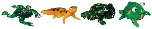 Looking Glass Miniature Collectible - Froggy/Leopard Gecko/Toad (4-Pack)