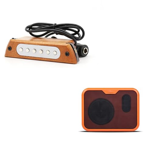 Instrument Strunowy Przetwornik Z Otworem Dźwiękowym Do Gitary Akustycznej Ludowej Nie Ma Potrzeby Wiercenia Otworów(10 meter+speaker)