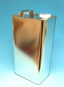 持ち手付き　四角缶 角型容器 取手付 三商 ポリタンク/扁平缶 【通販モノタロウ】