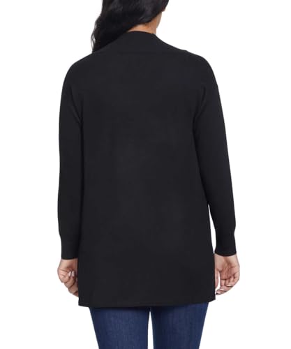 Gloria Vanderbilt Women's Open Front Cardigan, Black, Large3
