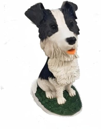 Miniatura 7 de Animal Den Border Collie - Figura de perro Bobblehead para regalo para tablero de instrumentos de automóvil