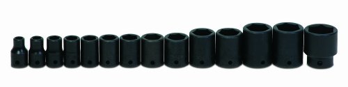 Williams WS-4-14 14-Piece 1/2-Inch Drive Shallow 6 Point Impact Socket Set