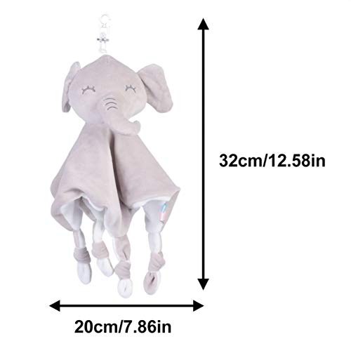 Toyvian Animal de PelÃºcia Cobertor de SeguranÃ§a Elefante Infantil BerÃ§Ã¡rio Personagem Cobertor T