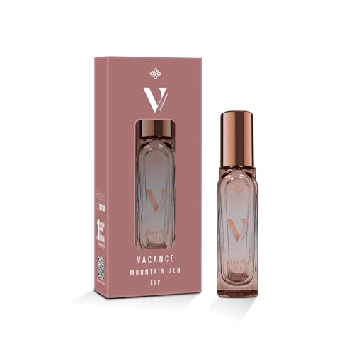 Image of VACANCE Mountain Zen By Riya Eau De Parfum - Long-Lasting Perfume for Unisex | Fresh Affordable | Floral Citrus Summer Scent for Travel & Relaxation | 20ml