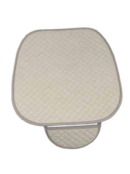 Image of AURAFRESH Car Seat Protector Cushions Cover, Airbag friendaly. (BAIGE, 1PC Driver SEAT)