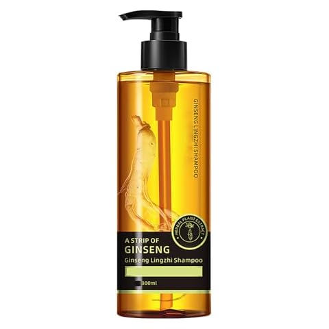 Herbal Oil Control And Hair Repair Shampoo, 300ml Ginseng And Lingzhi Herbal Shampoo, Natural Herbal Shampoo (1Pcs) Cover
