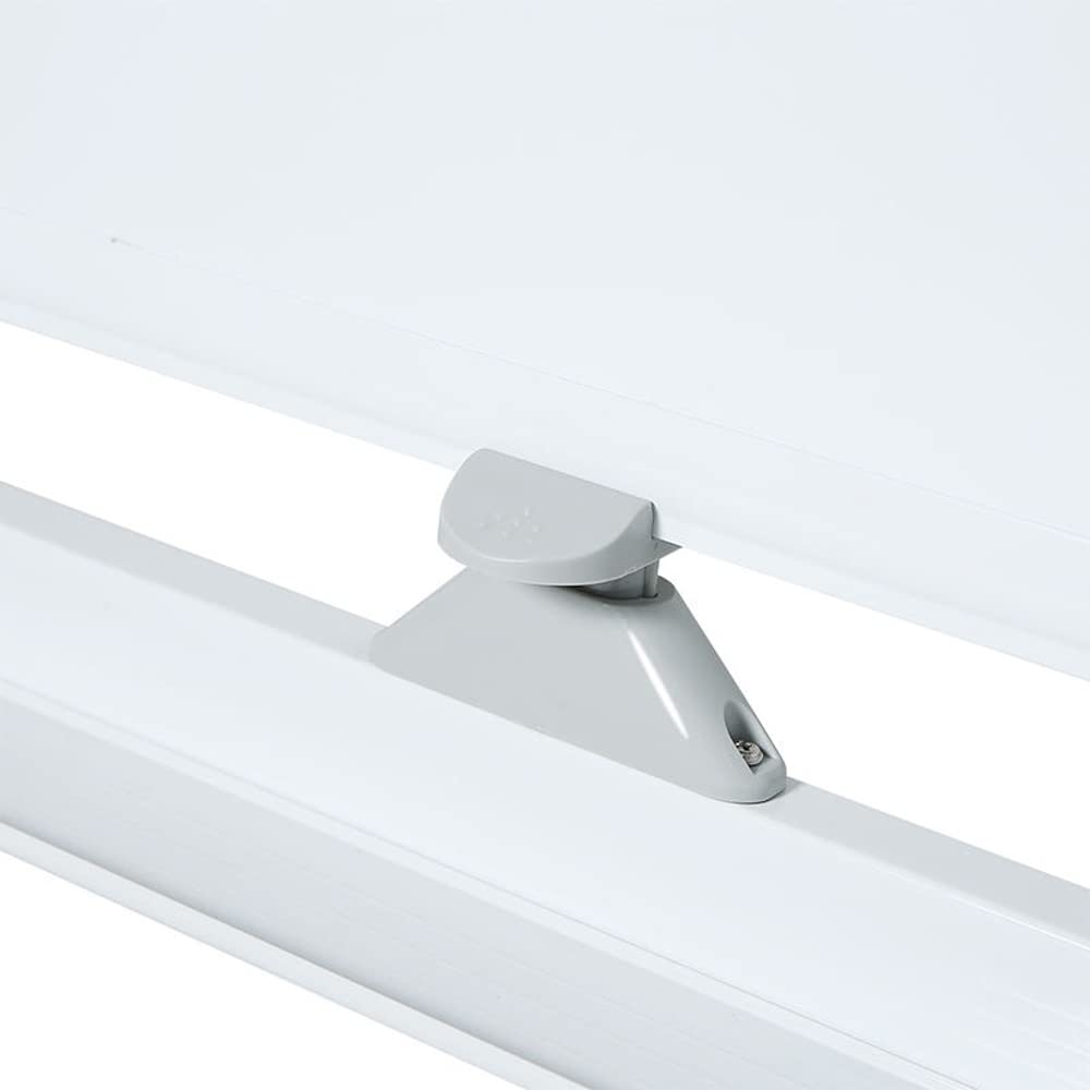 Vivol Lavagna bianca su rotelle, 100 x 150 cm, bianca – double face e magnetica, 3 diverse misure