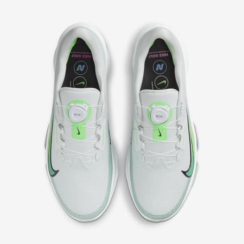 Nike Infinity Tour BOA 2 Golf Shoes (Wide) (FN6730-300, Barely Green/White/Green Strike/Black) Size 134