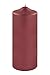 Produktbild Fink Stumpenkerze - festliche Tafel - Metallic dunkel rot H 20 cm D 8 cm