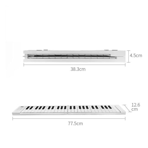 Électronique clavier Piano Piano Numérique Pliable À 49 Touches, Clavier Électronique Portable, Instrument Pour Étudiants - Les Beatles, Paul McCartney, John Lennon, RIngo Starr, George Harrison Électronique clavier Piano Piano Numérique Pliable À 49 Touches, Clavier Électronique Portable, Instrument Pour Étudiants – Image 4