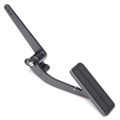Lesiyou Gas Pedal Aluminu Throttle Pedal Assembly Universal Dual Contorl Gas Pedal Accelerator Throttle Pedal Compatible with Chevy Ford Mopar Street Rat Rod