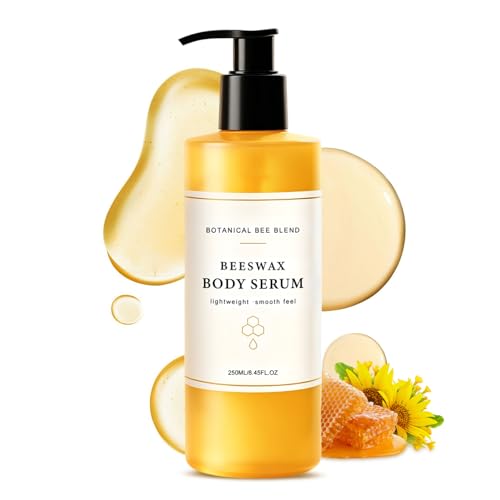 fugit Beeswax Body Serum Waterless Body Oil Moisturizer with Avocado Oil Castor Oil & Shea Butter Lightweight Wet Skin Formula for Soft Radiant-Looking Skin Sweet Vanilla