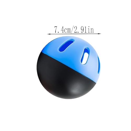 Changyeah Baseball-Übungsbälle,6 Stück Unmarkierte Baseball,Multifunktionales Schlagzubehör mit hoher Dichte,Soft Filling Training Verschleißfeste Base Ball Outdoor-Ausrüstung,für Erwachsene