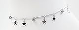 Tapp Collections Anklet Bracelet Fashion Jewelry - Silver Tone Stars