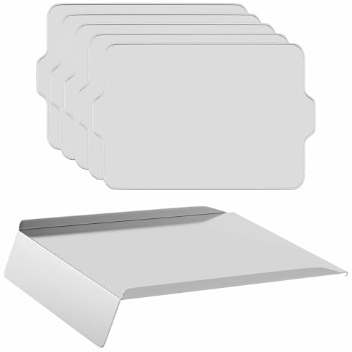 Image of KIT0565 Drip Pan Heat Baffle & 5 Pack BAC596 Drip Liners Kits Replacement Parts for Traeger Silverton 620 Pellet Grills, Heavy-duty Stainless Steel Grill Drip Tray Parts for Traeger Accessories