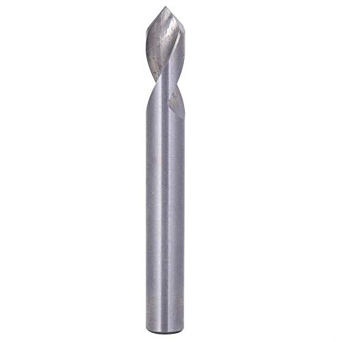 Spotting Drill Bit, 90 Degree Tungsten Steel Spot Drill Bit, With Straight Shank, 0.2Inch Diameter, 2 Inch Length, Dual Use Chamfering Knife Drilling Tools For Drilling Machine #TOP12