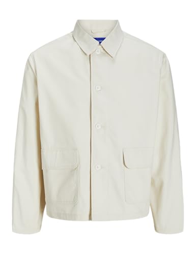 JACK & JONES Herren Jorretiro Coach Jacket Se25, Antique White, l – Ansicht 1