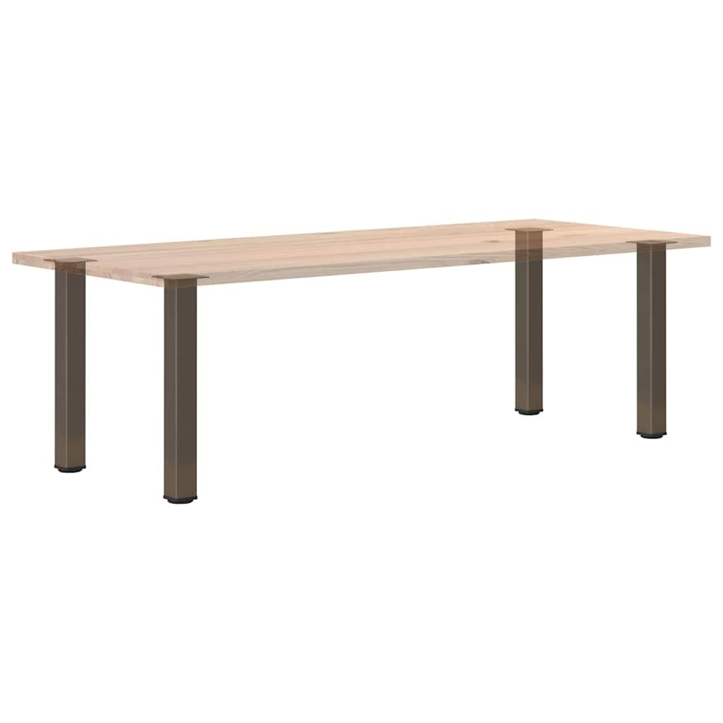 Gambe per Tavolo Consolle 4 Pezzi in Acciaio Regolabili 72-74 cm | Supporti in acciaio per scrivanie e tavoli da pranzo in soggiorno o studio, con piedini antigraffio.