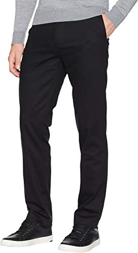 DOCKERS® Men's Slim Fit Signature Khaki Lux Cotton Stretch Pants, Black, 28W x 30L - image 2