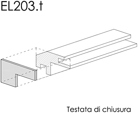 EL203T Closing Cap for EL203 Cove Moulding Eleni Lighting