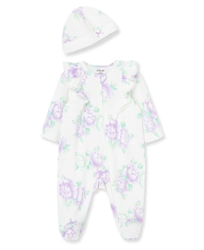 Image of Little Me Baby-girls Newborn Prima Ballerina Footie and Hat