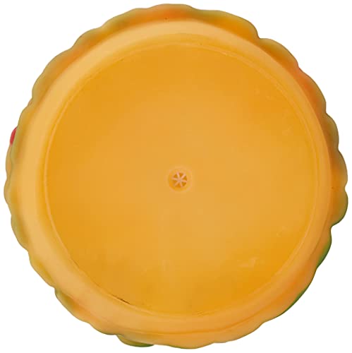 Western Pet PET-1008 Brinquedo para Cão Hambúrguer, Marrom/Verde/Vermelho, Grande