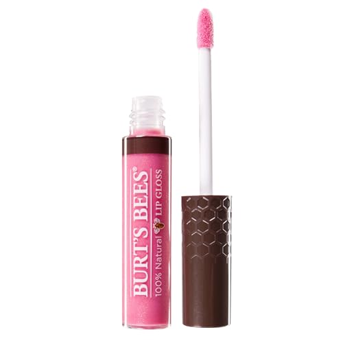 Brillo labial Burt's Bees para aliviar los labios secos con un toque brillante