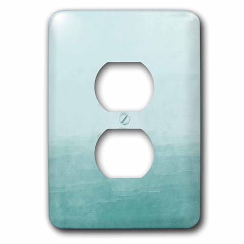 Cache de prise bleu aquarelle 3dRose lsp_217560_6 finition de prestige