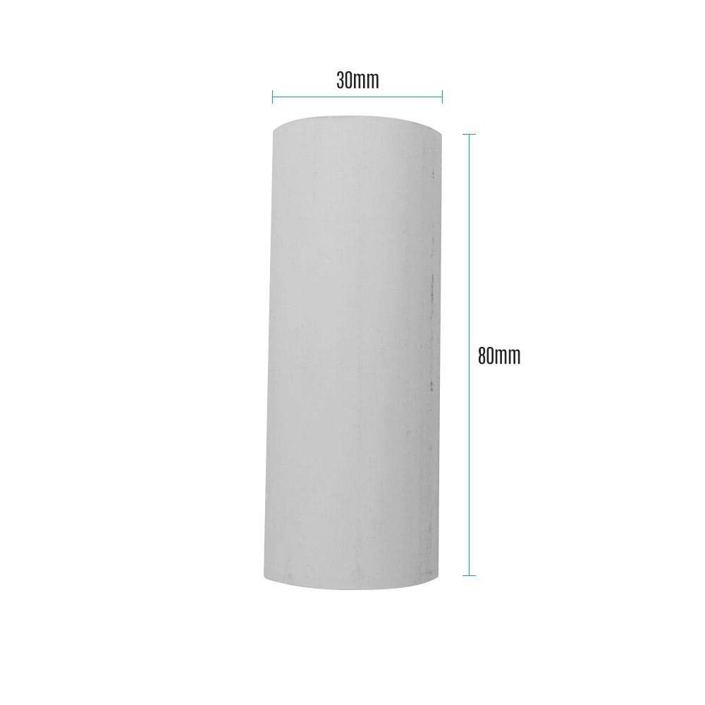 Bobine papier thermique Rouleaux de papier thermique 80 * 30mm Imprimante Papier Cash Registre Rouleaux for la réception de supermarché Impression papier 15 rouleaux