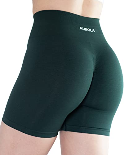 Image of AUROLA Intensify Workout Shorts for Women Seamless Scrunch Short Gym Yoga Running Sport Active Exercise Fitness Shorts