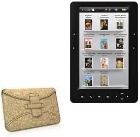 BoxWave Case Compatible with Elonex 7" Colour eBook Reader 705EB - Quorky Pouch, Durable, Lightweight Cork Envelope Sleeve Cover