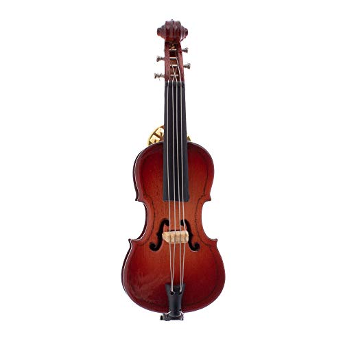Broadway Gift Miniature Resin Stone Cello 3 inch Fashion Pin with Case