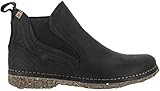  El Naturalista Mujer Botines, señora Botas Chelsea,Botas,Botas de Media caña,Botines,botín,Slip on,Plana,Negro(),36 EU / 3 UK