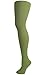 Foot Traffic Opaque Fashion Tights By Foot Traffic,One Size,Olive